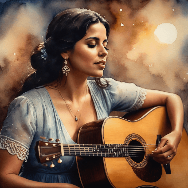 Portuguese Fado singer-songwriter image by Dalle3-4k